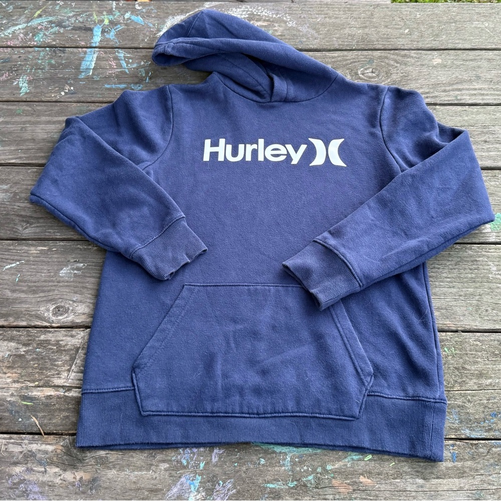 Hurley Boy’s Navy Hoodie Sweatshirt